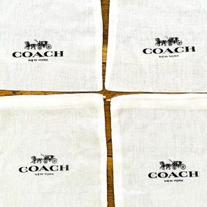 **SOLD**Bundle 4 Coach Dust Bags